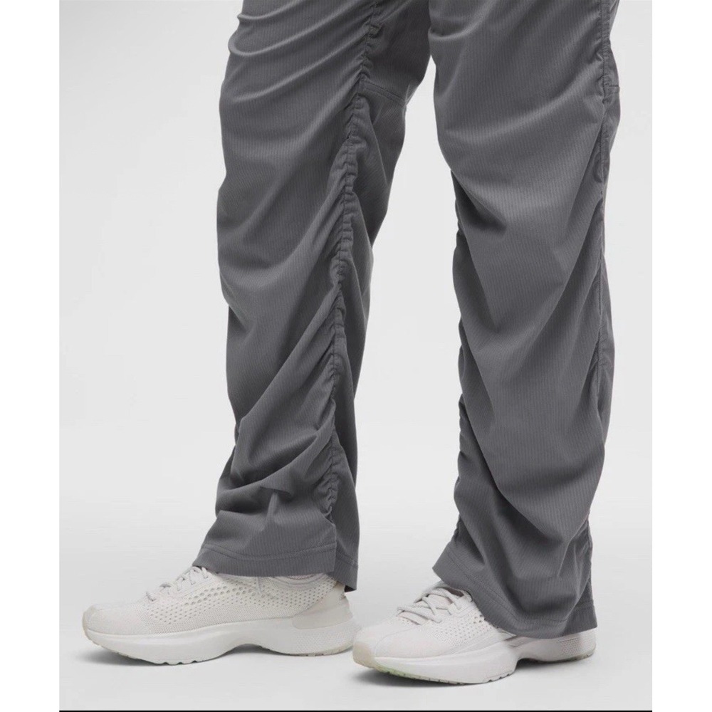 Lululemon Dance Studio Slim Fit High Rise Flared Pants XS Soggy Solar Grey NWT - Picture 7 of 15